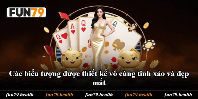 Các biểu tượng được thiết kế vô cùng tinh xảo và đẹp mắt Các biểu tượng được thiết kế vô cùng tinh xảo và đẹp mắt